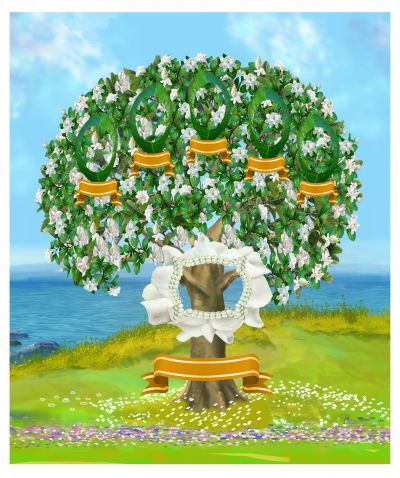 Copper: Realistic Gardenia Tree -Gallery