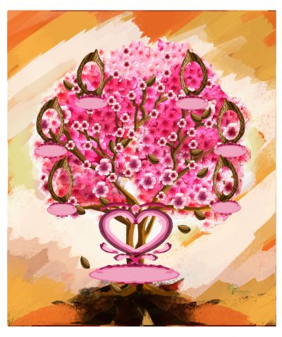 Copper: Whimsical Cherry Blossom Tree - Gallery