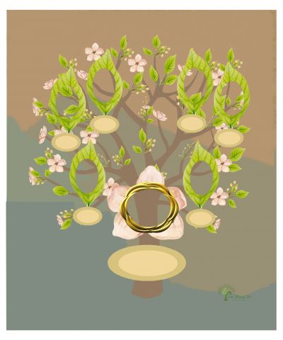 Copper: Whimsical  Frangipani Tree - Gallery