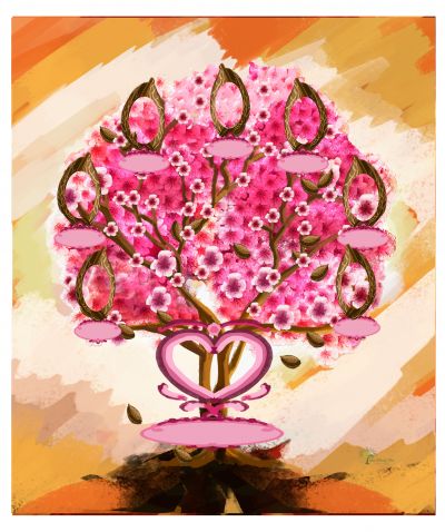 Copper: Whimsical Cherry Blossom Tree - Gallery