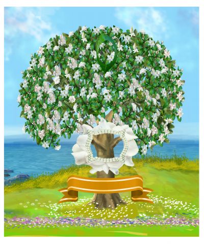 Copper: Realistic Gardenia Tree - Slim