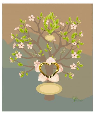 Copper: Whimsical  Frangipani Tree - Gallery