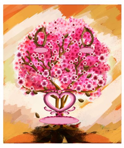 Copper: Whimsical Cherry Blossom Tree - Gallery