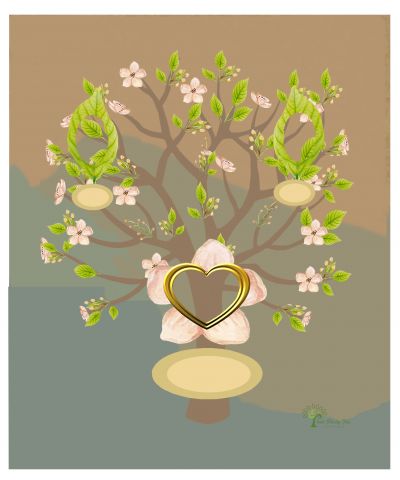 Copper: Whimsical  Frangipani Tree - Gallery