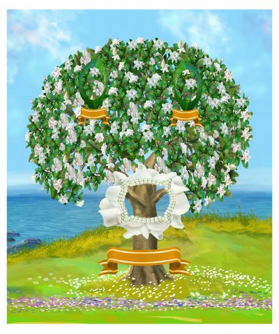 Copper: Realistic Gardenia Tree -Gallery