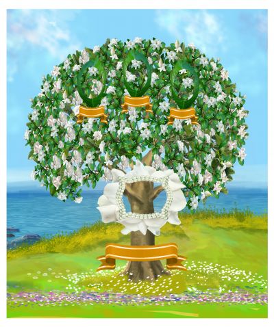 Copper: Realistic Gardenia Tree - Slim