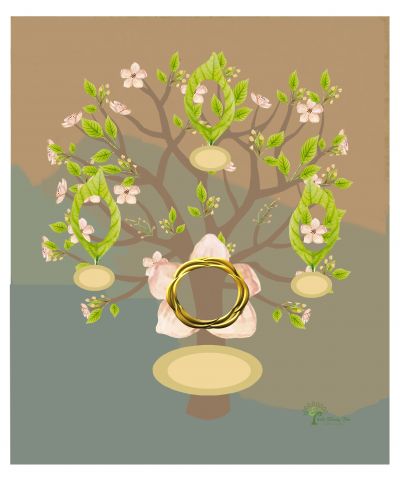 Copper: Whimsical  Frangipani Tree - Gallery