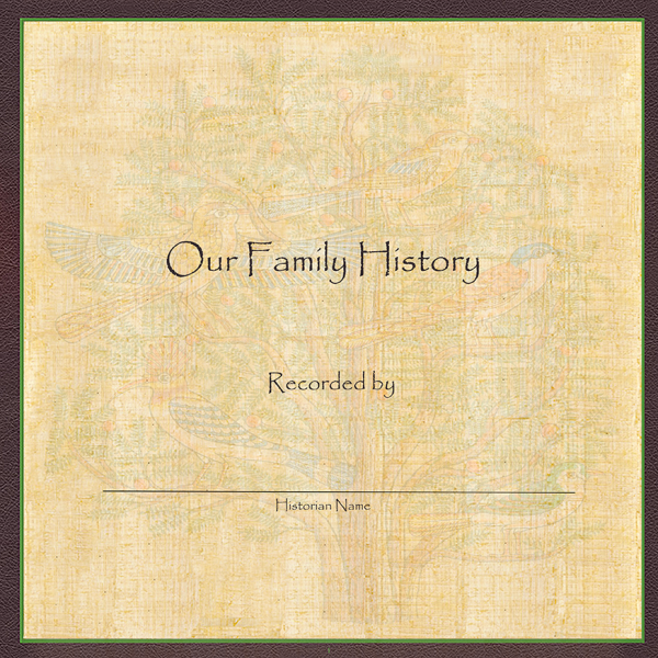 Our Family History Themed Egyptian Pages