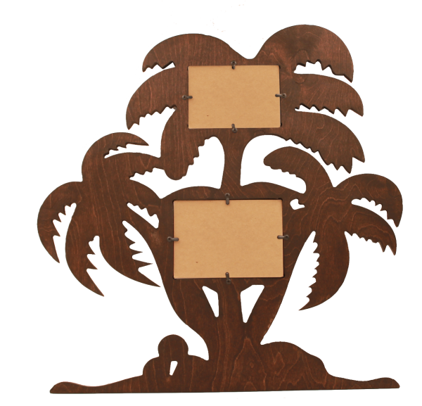 Palm Tree Silhouette Picture Frame