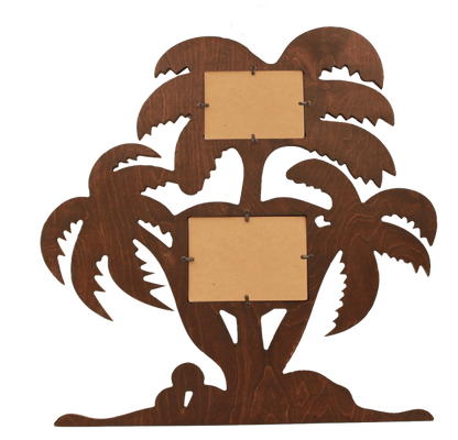 Palm Tree Silhouette Picture Frame