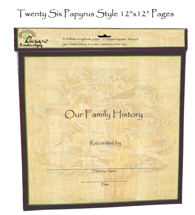 Handcrafted: Our Family History Coffee Table Scrapbook Kit