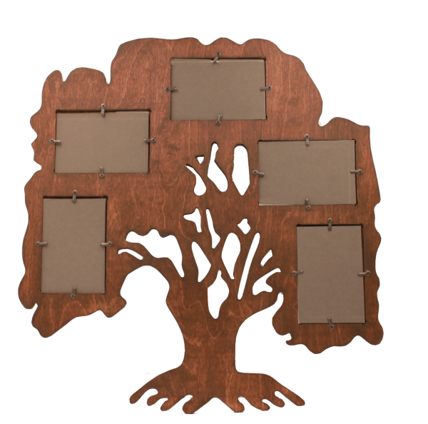 Mighty Oak Tree Silhouette Picture Frame