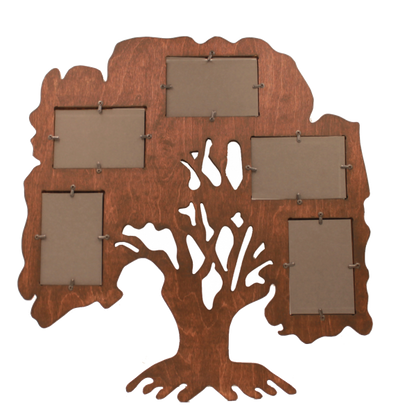 Mighty Oak Tree Silhouette Picture Frame